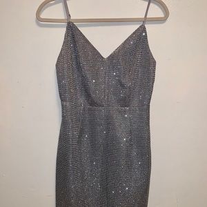 Mini silver sparkle dress size M from Lulus